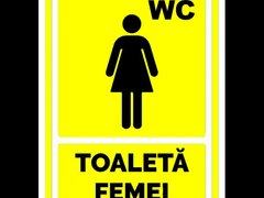 Indicator galben toaleta pentru femei